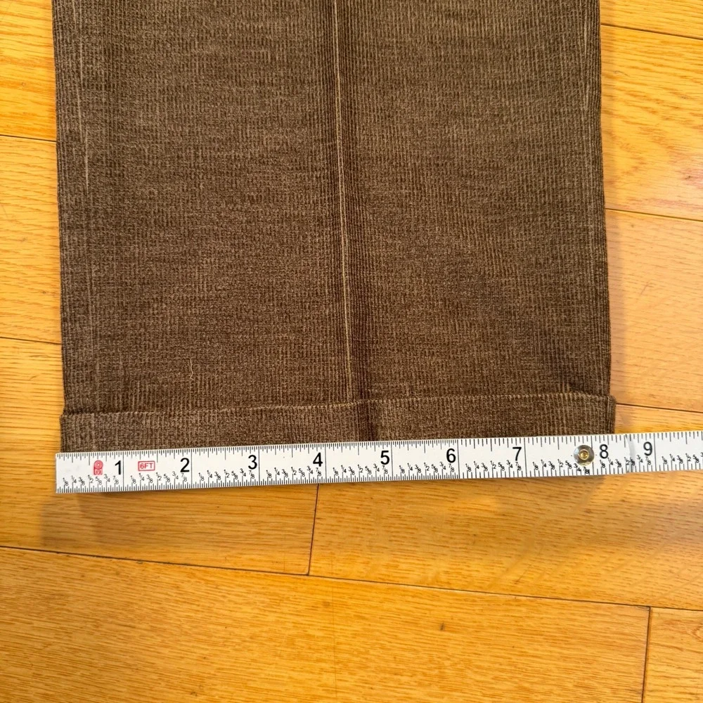 Gritti Styled by Ermenegildo Zegna Brown Cotton Cashmere Corduroy Trousers 34x30